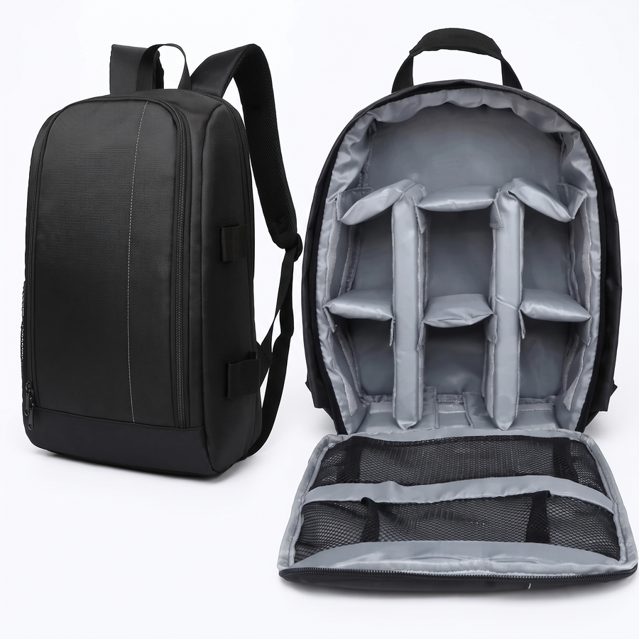 Multi-Function Water-Resistant Camera Backpack