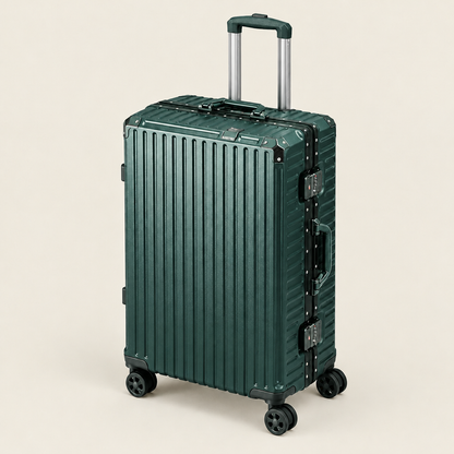 Valise cabine cadre aluminium vert foncé