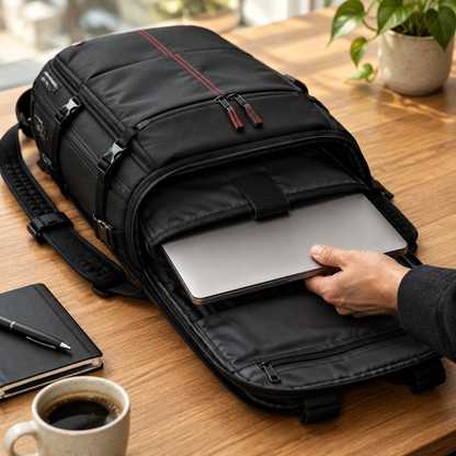 Poche ordinateur du sac compression 17 pouces