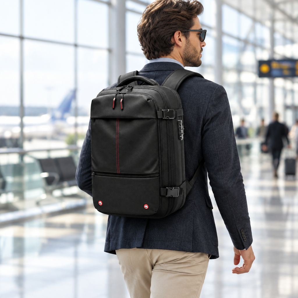 Sac compression 17 pouces porté à l'aéroport