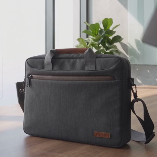 Vidéo : sacoche ordinateur au bureau